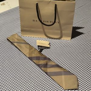 Burberry Silk Tie NWT